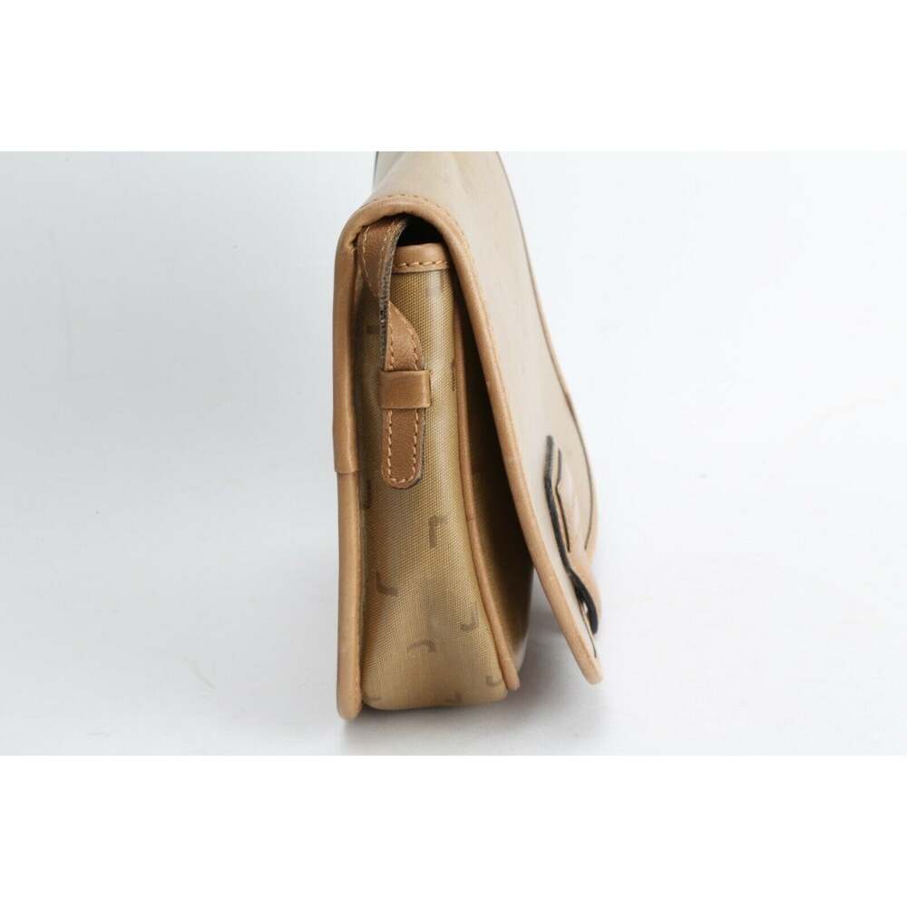 Vintage LANCEL Beige Canvas Coated Flap Mini Shoulder Bag - Picture 5 of 12